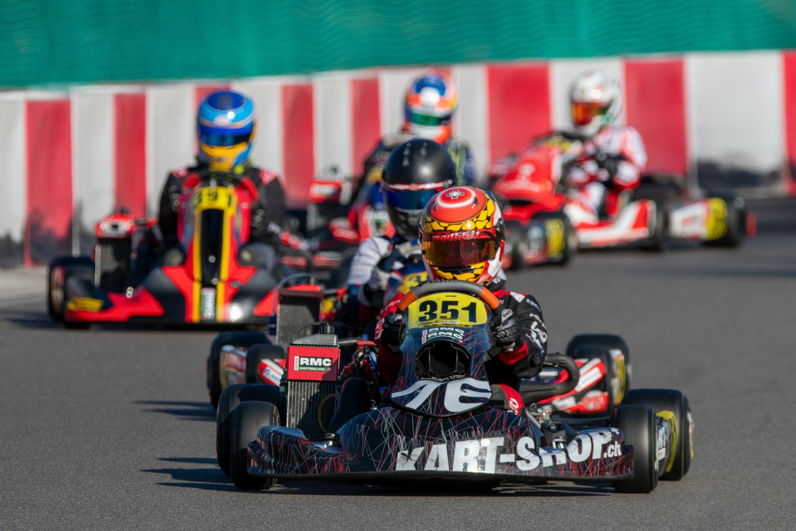 Kart race at Rotax Cup Wohlen